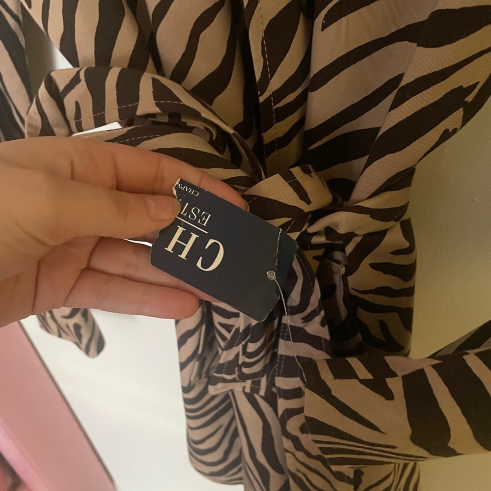 Chaps Zebra jacket! - Picture 4 of 4